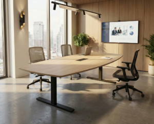 T-Easy båtform 240cm. Bordplate: Eik