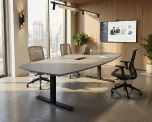 T-Easy båtform 240cm. Bordplate: Grey wood