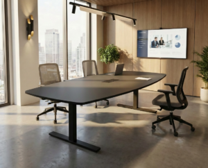 T-Easy båtform 240cm. Bordplate: Mørk grå