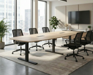 T-Easy båtform 300cm. Bordplate: Sand ask