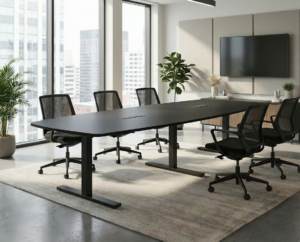 T-Easy båtform 300cm. Bordplate: Svart