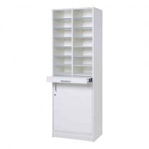 Postsorteringsskap 625. Flere farger