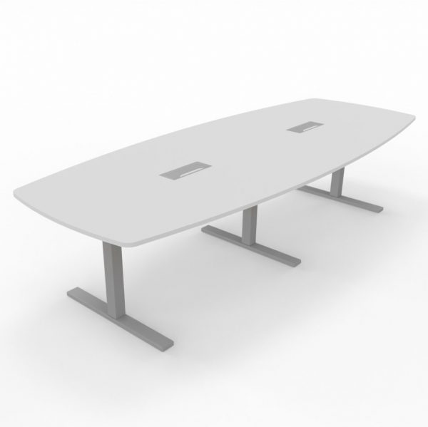 T-Easy båtform 300cm. Bordplate: Hvit - Bilde 2