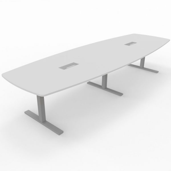 T-Easy båtform 360cm. Bordplate Hvit - Bilde 2