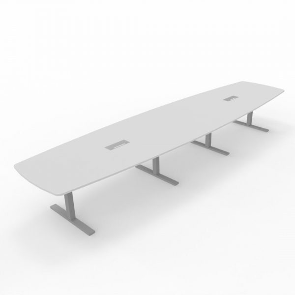 T-Easy båtform 480cm. Bordplate: Hvit - Bilde 2