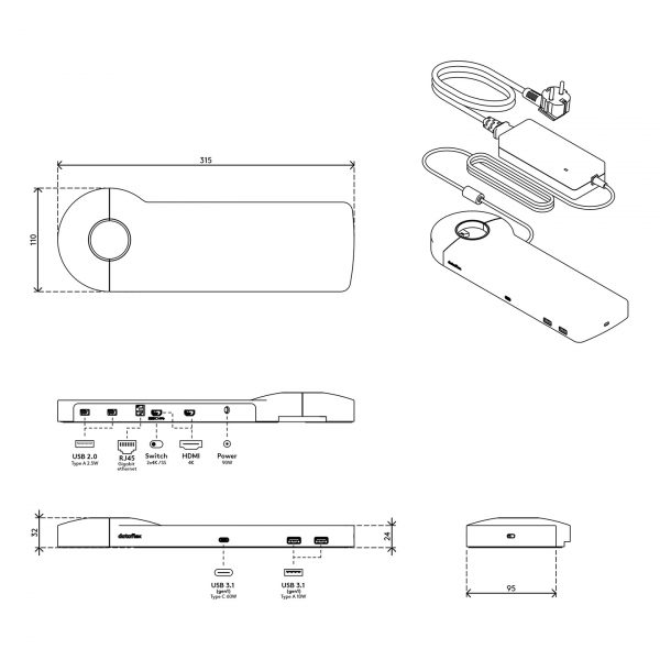 Viewlite Link dockingstasjon - Bilde 15