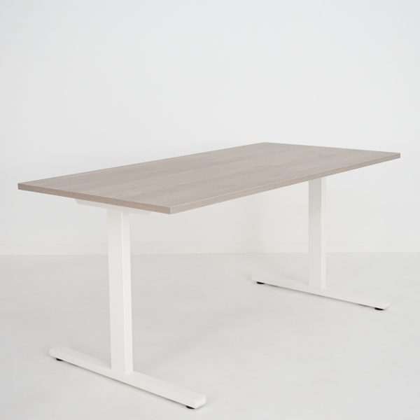 T-Easy skrivebord. Bordplate: Grey Wood - Bilde 3