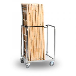 Bordtralle til sammenleggbare bord