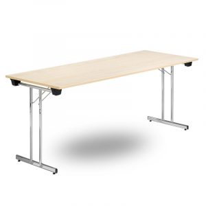 Sammenlegbare bord 180x80cm krom. Bordplate i flere farger