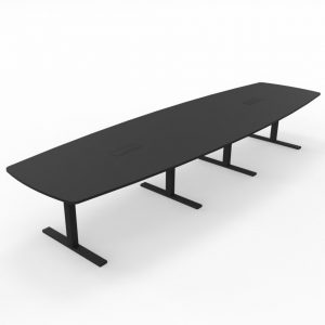T-Easy båtform 420cm: Bordplate: Svart