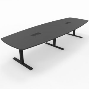 T-Easy båtform 360cm. Bordplate: Mørk grå
