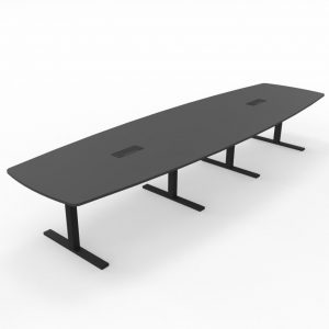 T-Easy båtform 420cm: Bordplate: Mørk grå