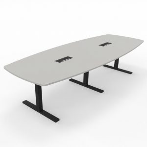 T-Easy båtform 300cm. Bordplate: Lys grå