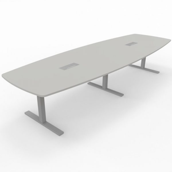 T-Easy båtform 360cm. Bordplate: Lys grå - Bilde 2