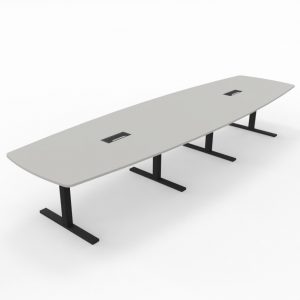 T-Easy båtform 420cm: Bordplate: Lys grå