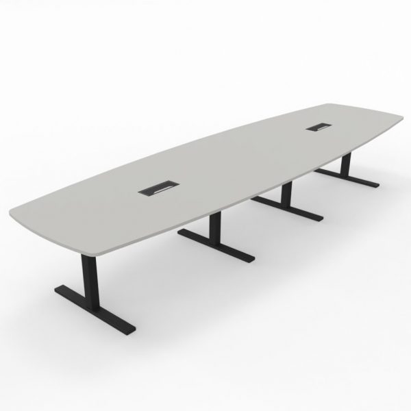 T-Easy båtform 420cm: Bordplate: Lys grå