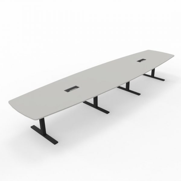 T-Easy båtform 480cm. Bordplate: Lys grå