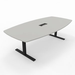 T-Easy båtform 240cm. Bordplate: Lys grå