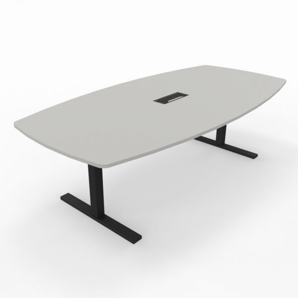T-Easy båtform 240cm. Bordplate: Lys grå
