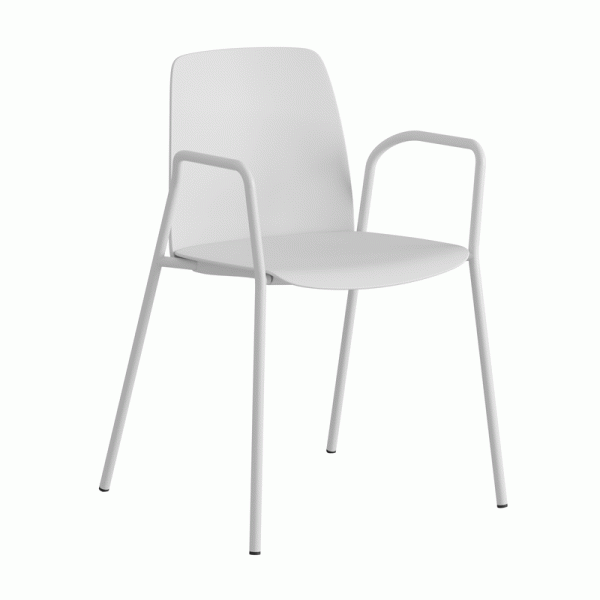 Choice plaststol med armlener. Flere farger - Bilde 3