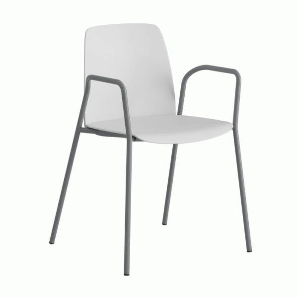 Choice plaststol med armlener. Flere farger - Bilde 4