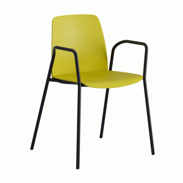 Choice plaststol med armlener. Flere farger - Bilde 5