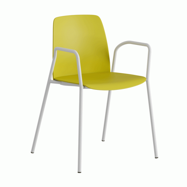 Choice plaststol med armlener. Flere farger - Bilde 6