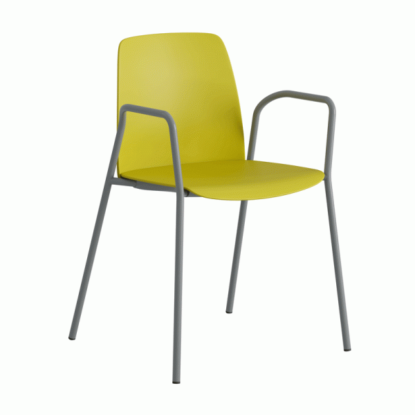 Choice plaststol med armlener. Flere farger - Bilde 7