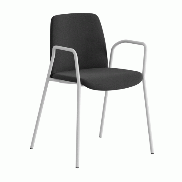 Choice stol med armlener. Trukket sete og rygg. Flere farger - Bilde 5