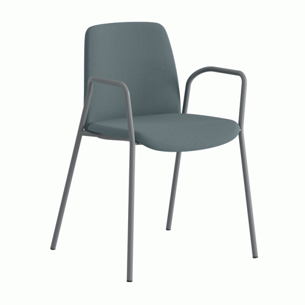 Choice stol med armlener. Trukket sete og rygg. Flere farger - Bilde 9
