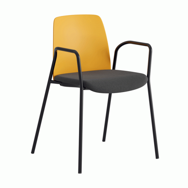 Choice stol med armlener. Trukket sete. Flere farger - Bilde 10