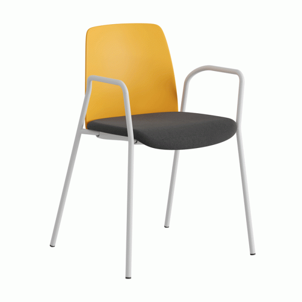 Choice stol med armlener. Trukket sete. Flere farger - Bilde 11