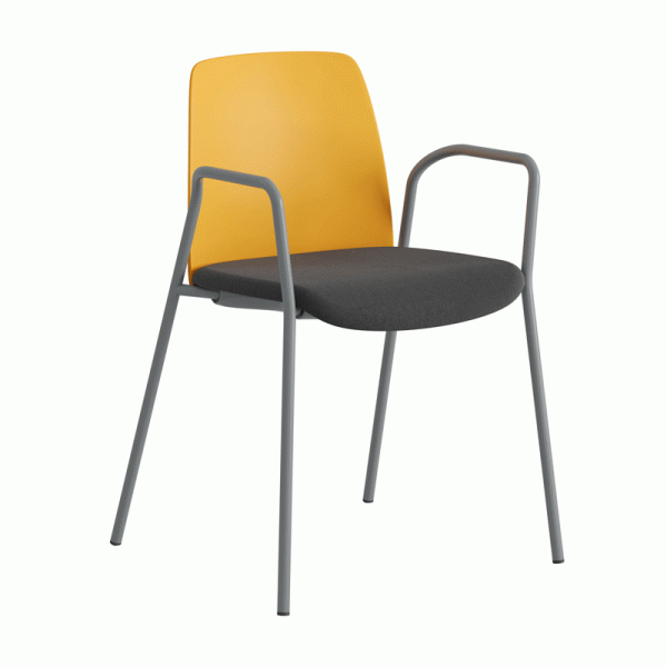 Choice stol med armlener. Trukket sete. Flere farger - Bilde 12