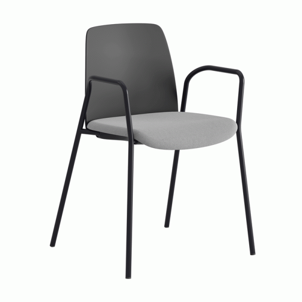 Choice stol med armlener. Trukket sete. Flere farger - Bilde 16