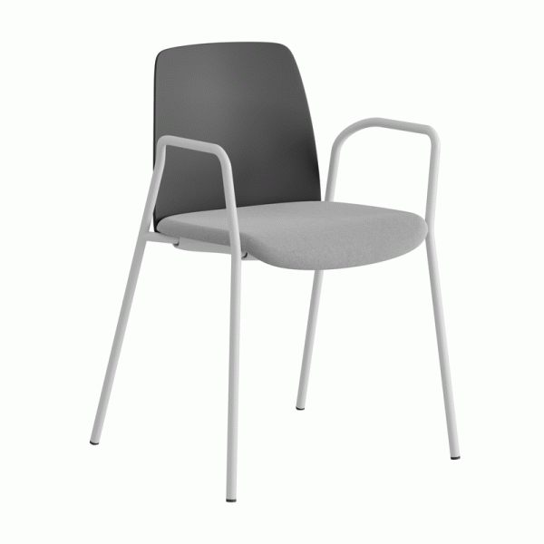 Choice stol med armlener. Trukket sete. Flere farger - Bilde 17