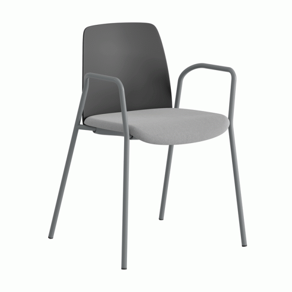 Choice stol med armlener. Trukket sete. Flere farger - Bilde 18