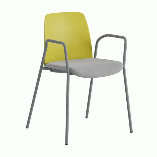 Choice stol med armlener. Trukket sete. Flere farger - Bilde 3