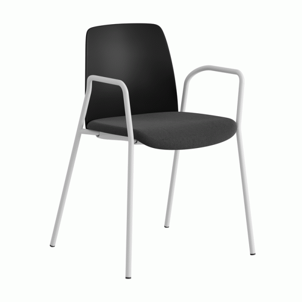 Choice stol med armlener. Trukket sete. Flere farger - Bilde 5