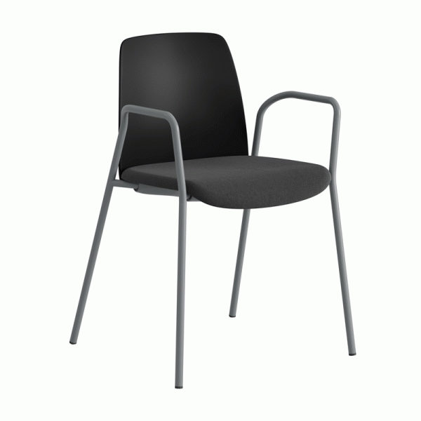 Choice stol med armlener. Trukket sete. Flere farger - Bilde 6