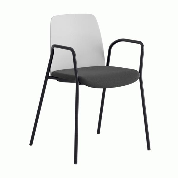 Choice stol med armlener. Trukket sete. Flere farger - Bilde 7