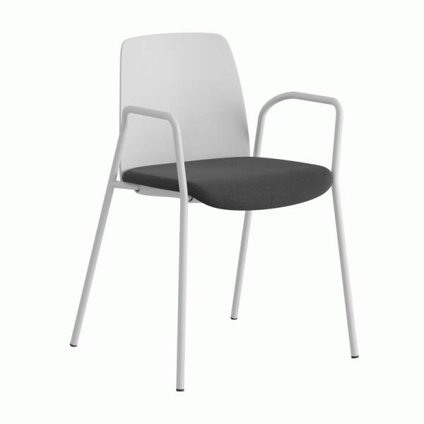 Choice stol med armlener. Trukket sete. Flere farger - Bilde 8