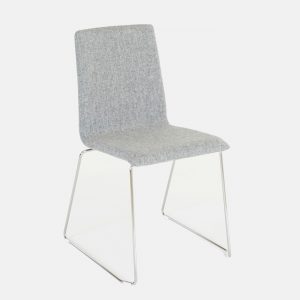 Moon konferansestol. Ullstoff grå