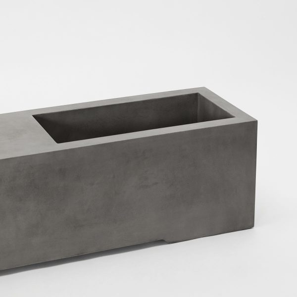 Concrete benk med oppbevaring - Bilde 2