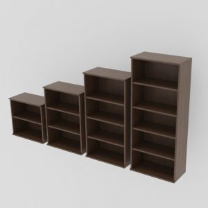 UNI Reol dark walnut
