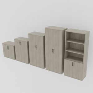 UNI Skap grey wood