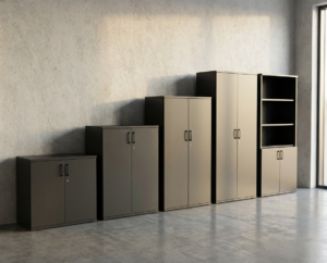 UNI Skap. Farge: Mørk grå