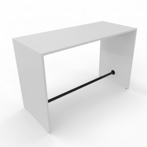 Light barbord Hvit. H: 105cm