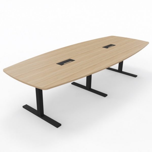 T-Easy båtform 300cm. Bordplate: Eik
