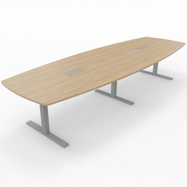 T-Easy båtform 360cm. Bordplate Eik - Bilde 3