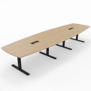 T-Easy båtform 420cm: Bordplate: Eik